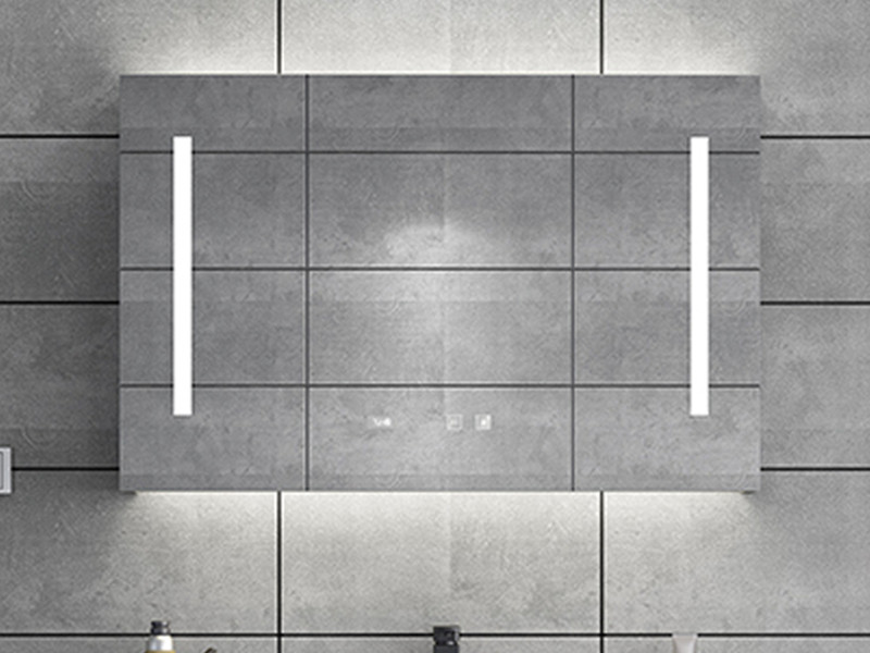 G100 Mirror cabinet with two d